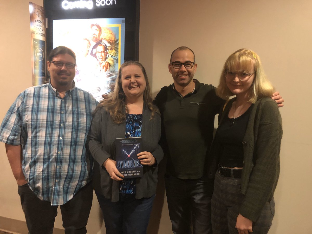 TPompper's tweet photo. Watching #ImpracticalJokersMovie with @jamessmurray This is going to be great!!! https://t.co/qnxRTCzLWo
