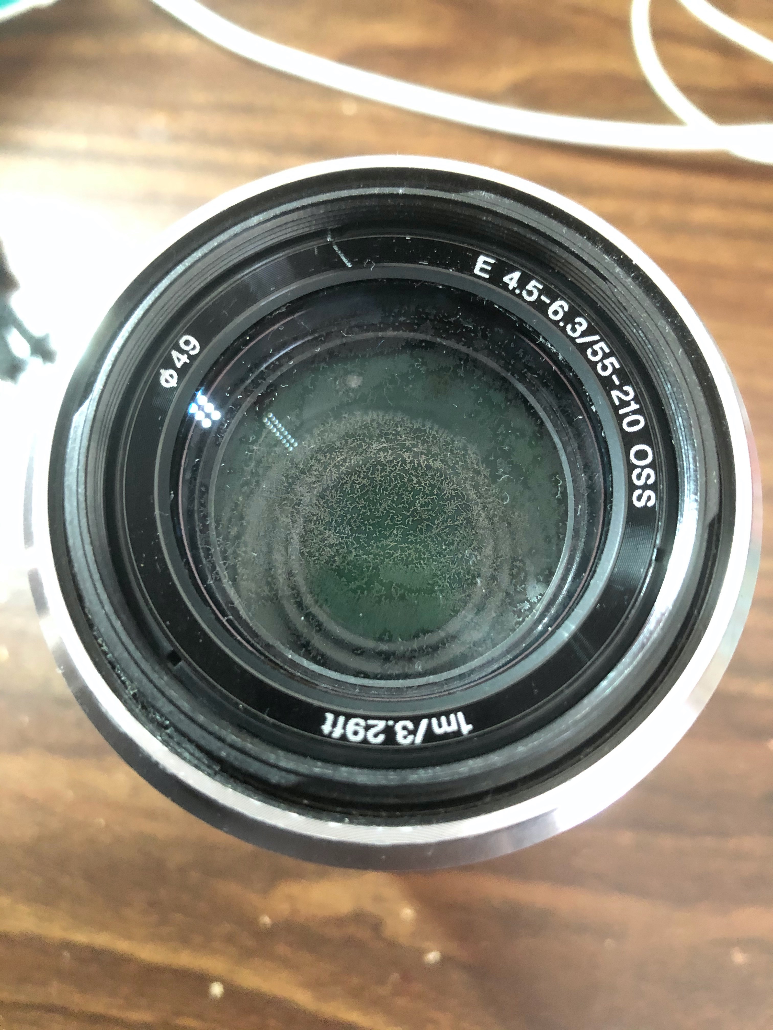 SONY SEL55210 レンズ内ホコリがあります レンズ内のチリ・ホコリについて』 SONY E 15mm F1.4 G