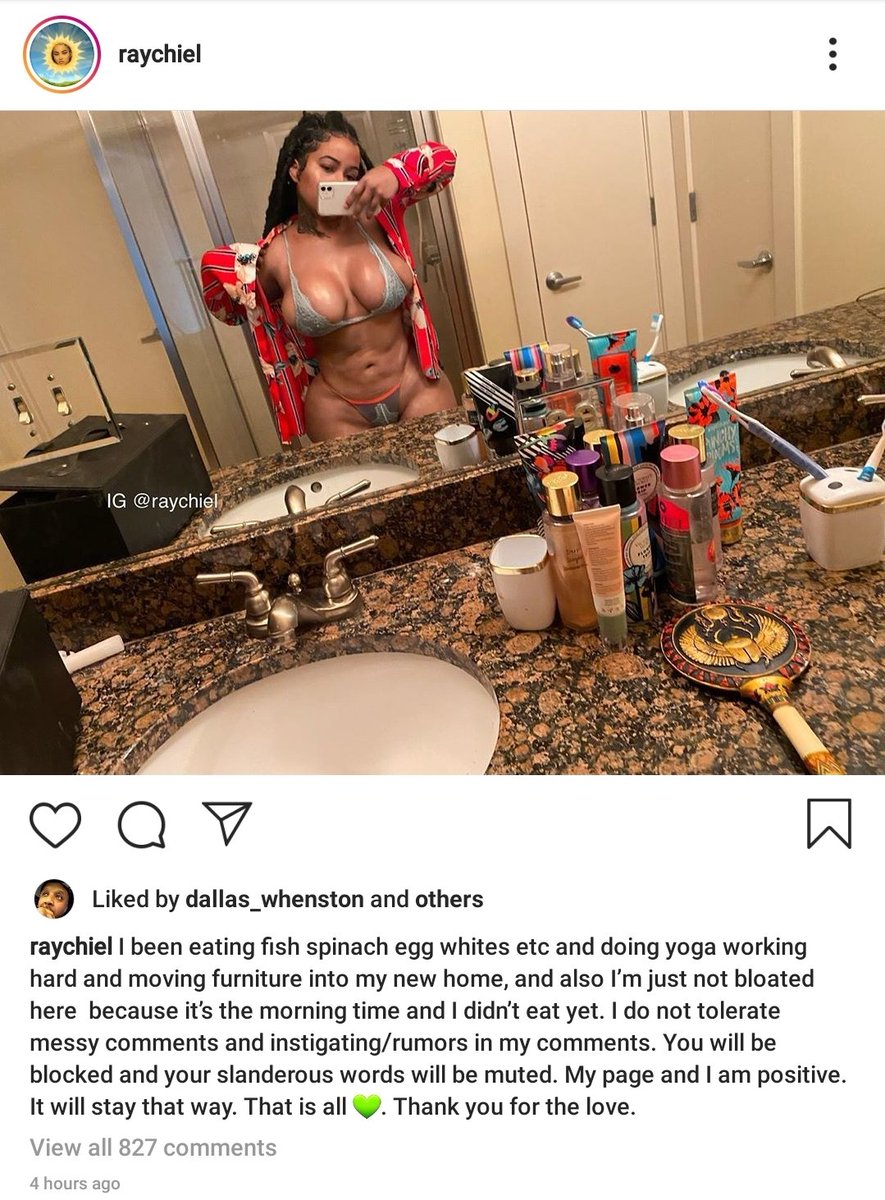 raych_unedited's tweet photo. So Raychiel has been hiding/deleting comment that reveal that she got surgery to achieve her body. Pretty pathetic if you ask me. She should just be upfront. A body like hers does not come from simple diet and exercise. It comes from surgery. Which is fine, just don't lie abt it. https://t.co/GZSSRu4pDo