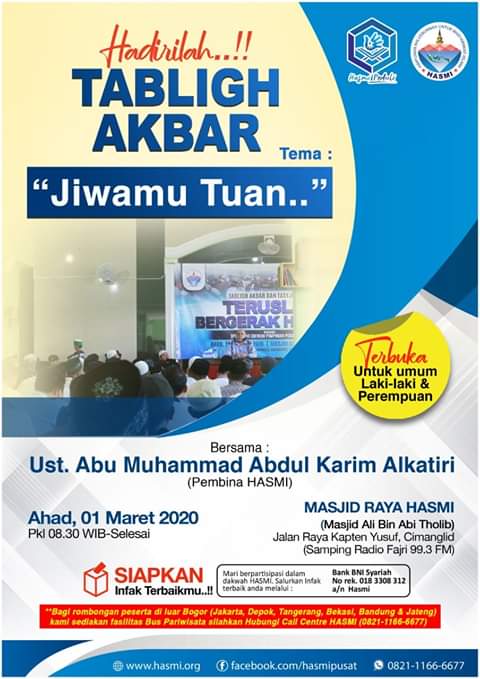 MaMurodih's tweet photo. BISMILLAH. 
Yuk kita hadiri taman-taman SYURGA..
#tablighakbar #ngaji #halaqoh #hasmi #hasmidepok #usroh #umum https://t.co/1mQ5cXn9xq