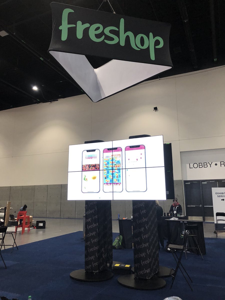 TheoA_'s tweet photo. Our @freshop floor area is coming along very nice here @TheNGAShow looking forward to the show to start... https://t.co/lFux4K5KVN