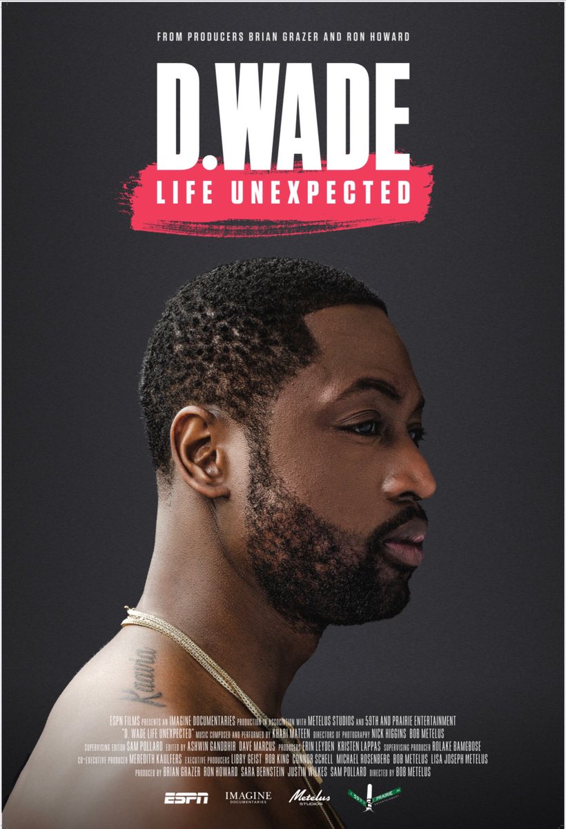 DwyaneWade's tweet photo. D.Wade: Life Unexpected comes on tonight 9pm est on @espn. I shared a lot of life moments and I wanna hear your thoughts!!! Talk to me using hashtag #LifeUnexpected. https://t.co/KCld1rotjx