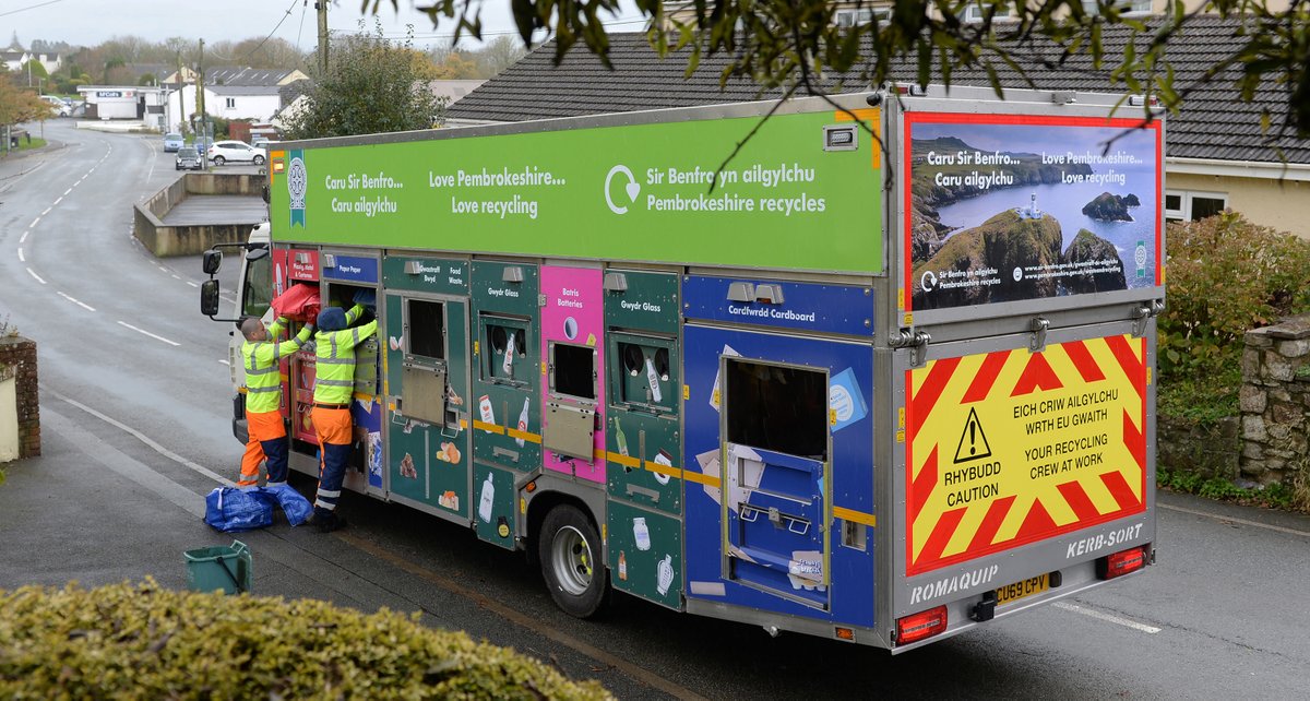 Pembrokeshire's tweet photo. Rapid Rise in Pembrokeshire's Recycling Rates: “Huge thanks must go to all concerned including our residents for embracing the changes," said Cllr Cris Tomos. https://t.co/7fgVANoIZl https://t.co/PZ3ffiYNbW