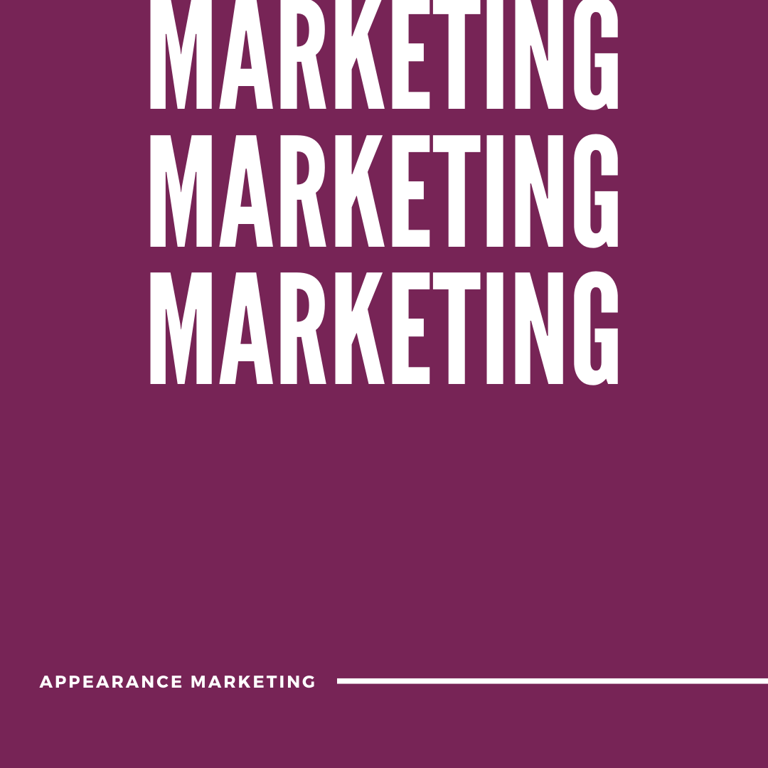 Let us help you market your practice here at Appearance Marketing! Where Marketing Marketing Marketing is what we do!