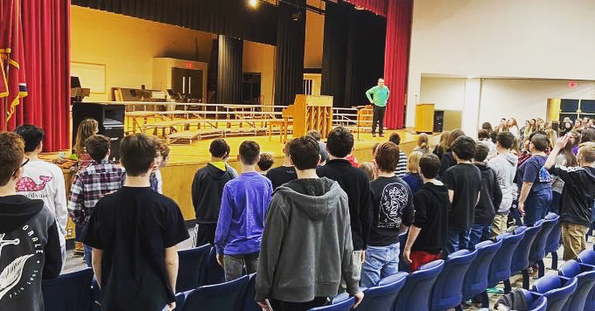 sdmschorus's tweet photo. Excited to hear the #2019KnoxCountyHonorChoir rehearse at SDMS this afternoon! #KeesOnKey #OneTribe #CCL https://t.co/SRZFL3wUhc