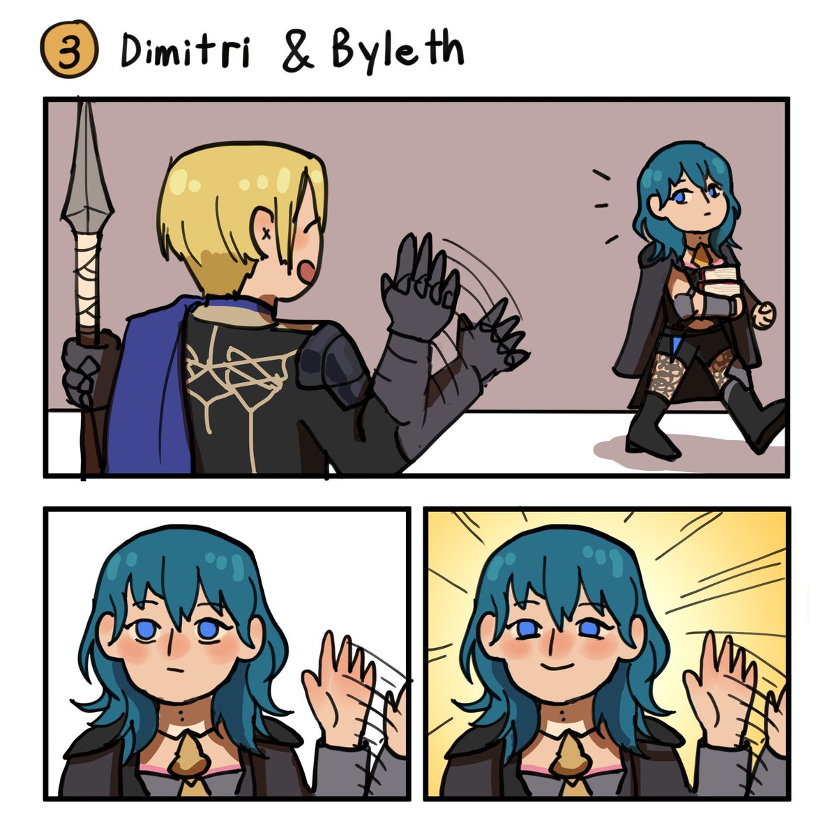 daily life of the blue lions gang (1/2)
#FireEmblemThreeHouses #FE3Houses #FE3H #BlueLions 