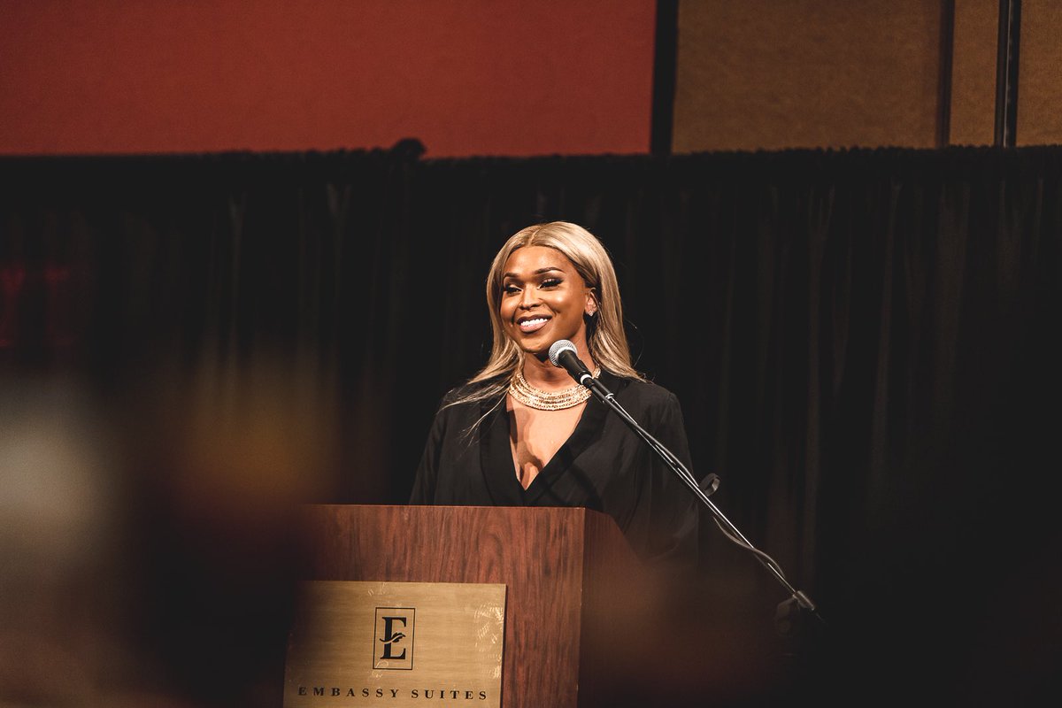 “I know I’m doing damn well and I know I look damn good!” We are so grateful to the lovely Amiyah Scott for gracing us with her presence. She delivered a raw and moving speech on intersectionality in the black community.
