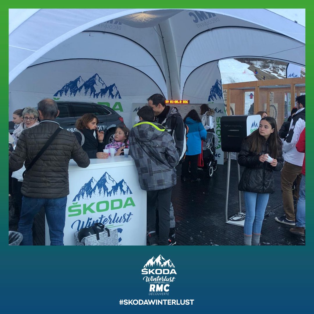 TEAMREVOLUTIONR's tweet photo. Quel week-end @Les_Orres ❄️
La tournée #ŠkodaWinterlust avec @RMCDecouverte a ravi les nombreux visiteurs 👏

Blind-tests 🎶 Chiens de traîneau 🛷 Concours de bonhommes de neige ⛄️ &amp; surtout drive-tests @SkodaFrance #skodakodiaq #skodasuperbcombi #skodakamiq 🚗 

À demain 👋 https://t.co/Gw5KmZTY4p