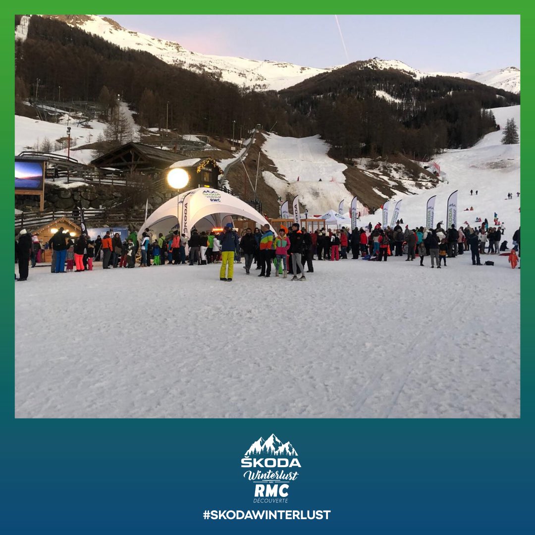 TEAMREVOLUTIONR's tweet photo. Quel week-end @Les_Orres ❄️
La tournée #ŠkodaWinterlust avec @RMCDecouverte a ravi les nombreux visiteurs 👏

Blind-tests 🎶 Chiens de traîneau 🛷 Concours de bonhommes de neige ⛄️ &amp; surtout drive-tests @SkodaFrance #skodakodiaq #skodasuperbcombi #skodakamiq 🚗 

À demain 👋 https://t.co/Gw5KmZTY4p
