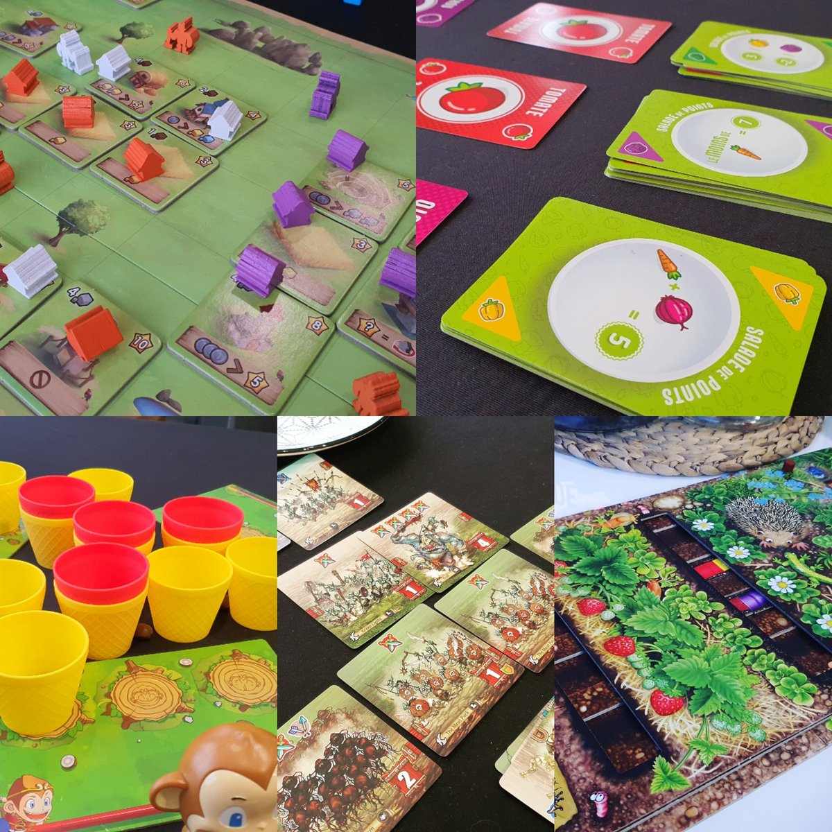 DeludiK's tweet photo. Pas mal de jeux ce weekend pas de gros jeux,j avais pas les joueurs pour et un dimanche avec les enfants 
#nidavellir #salade2points #kosmopolit #rallyeDesVers2terre #kharnage #justOne #fiesta #littleTown @IELLO_France @Asmodee_fr @ReposProduction @jeuxopla @Gigamic https://t.co/eOBQOH8enI