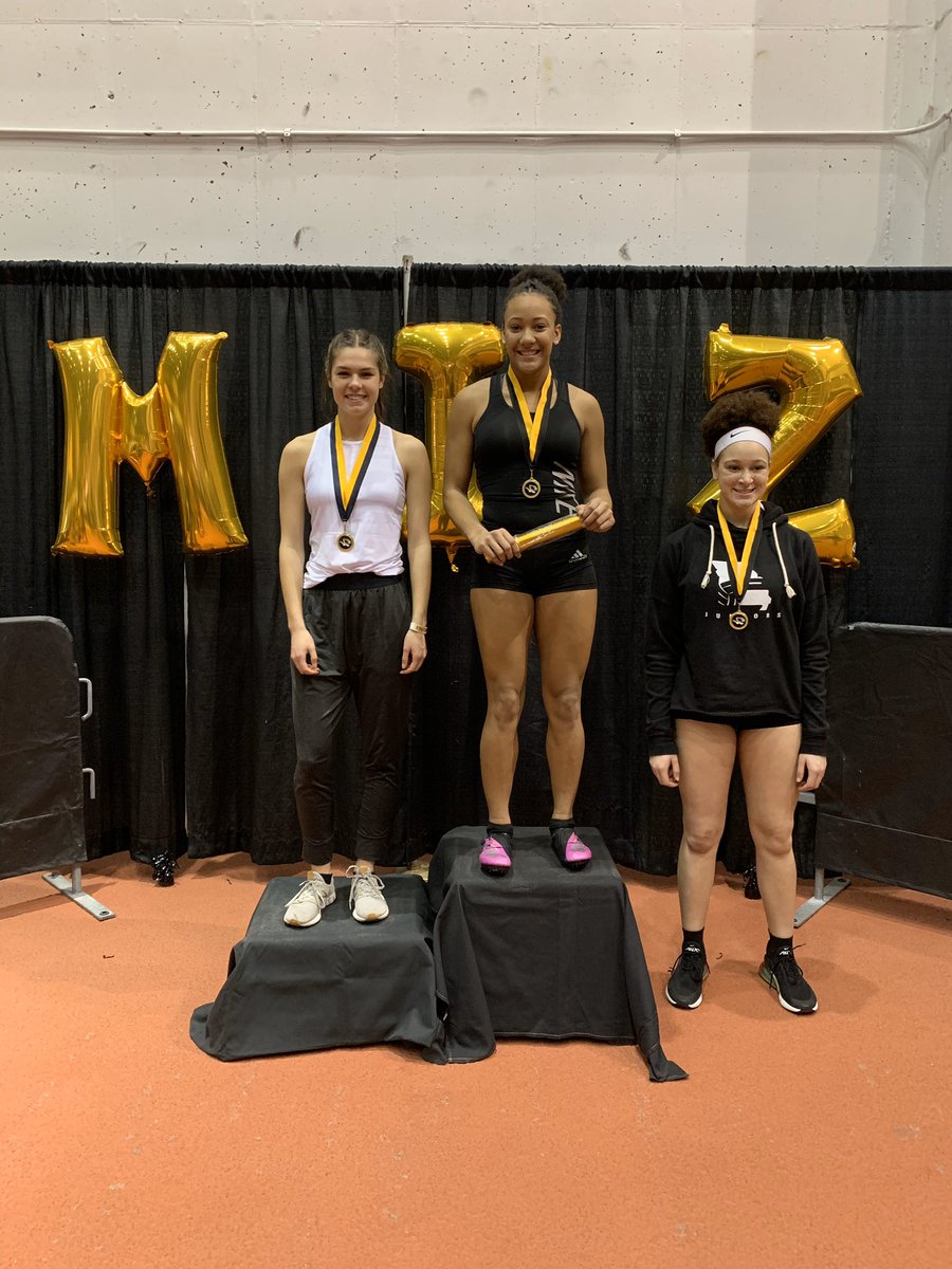 Girls’ High Jump Results: 
🏅Kiara Strayhorn- 1.67
🥈Makenzie Hooton-1.67
🥉Jordyn Butler- 1.62