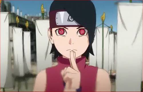 サラダちゃんメガネ取った方が絶対良いよ。可愛い。 #ボルト #BORUTO