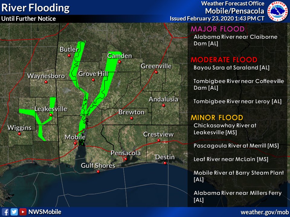 Flooding update Significant flooding will likely continue into next