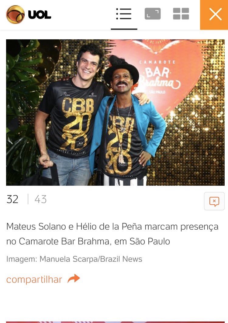 lapena's tweet image. Tem certeza, @UOL ? Acho que não. Mas... preto é tudo igual mesmo né  @LuisMiranda40 ?
