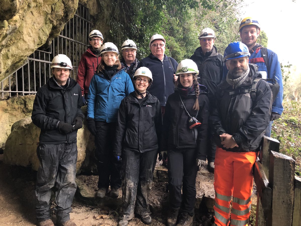 NottsBatGroup's tweet photo. A record-breaking #bat #hibernation survey today at @CreswellCrags! 1 M.nat, 3 M.dau, 2 M.mys/M.bra and 2 P.aur 🦇 #lovebats https://t.co/RLMw9gzXne