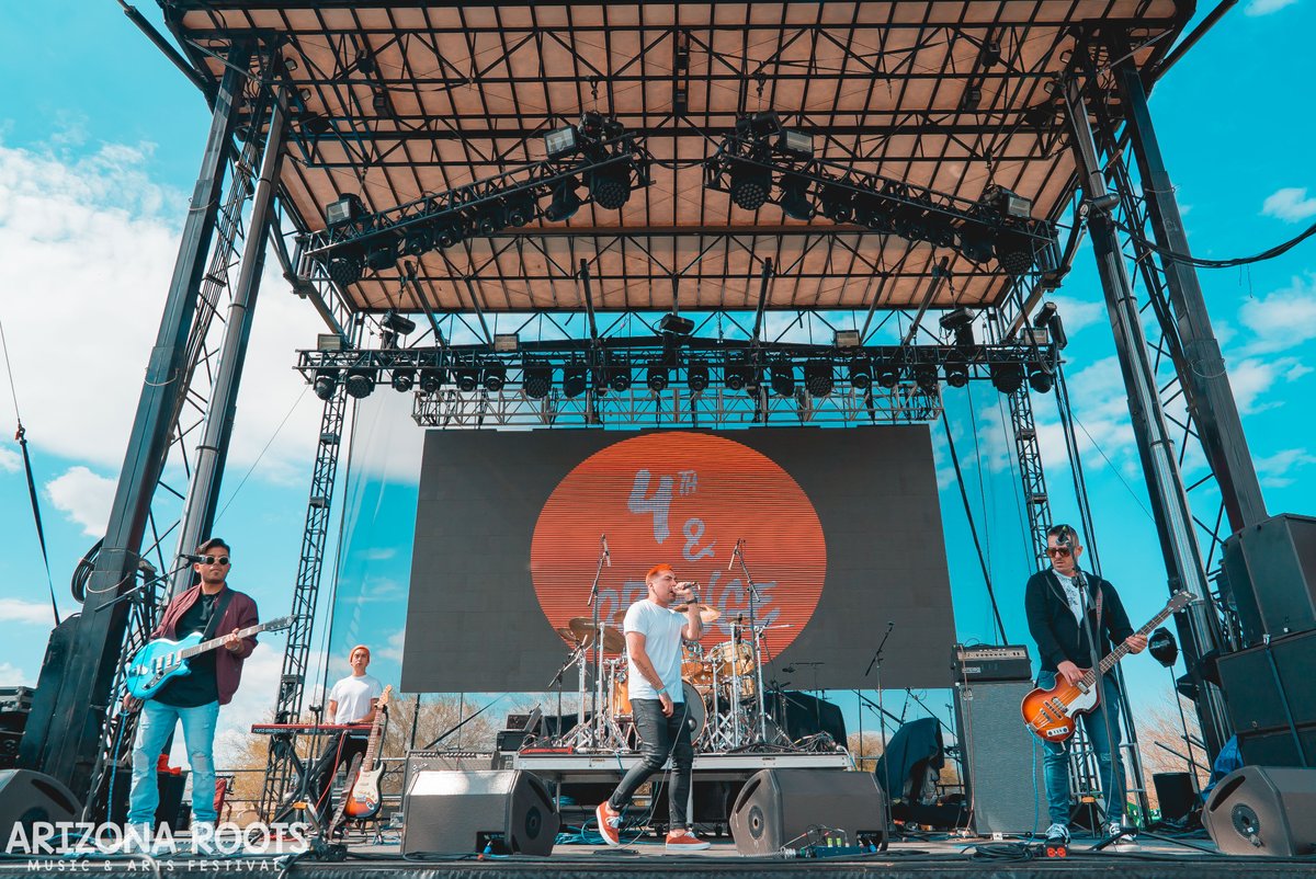 AZRootsFest's tweet photo. 🧡@4thandorange kicking off Day 2 of @AZRootsFest! Who's ready to enjoy this beautiful weather? ☀️

📸: @luisdcolato https://t.co/UBmoPeckb3