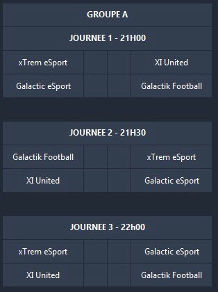 Les poules sont connues nous jouons dans le groupe A force et honneur l’équipe 🔴🔘🔴