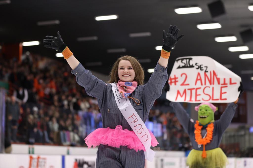 ThE sEcRet iS oUt!!!!! Introducing #1 The Incredible Hulk.... Eric Minus and #2 Frosty.... Annie Miesle!!!! 
What an incredible impact these two have made here at BGSU. SICSIC is lucky to have you both and we are so proud of you both.
 ❤🖤❤🖤❤🖤