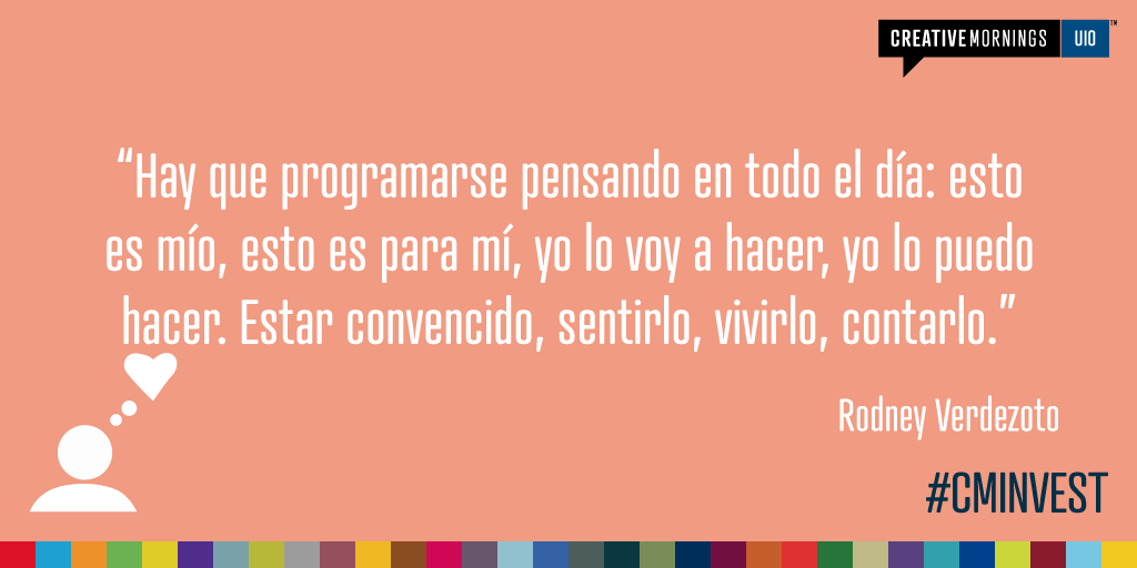Las claves del éxito de <a href="/rodneyverdezoto/">Rodney Verdezoto</a>. 😉

El diseñador industrial, en la charla de #febrero, destacó su #proceso #creativo para desarrollar cada unos de sus #proyectos y lograr excelentes resultados.
⠀
¡Toma nota! 📖🖊️

Nos vemos en #marzo en la <a href="/CreperolaTeatro/">Creperola del Teatro</a>. 😊
⠀