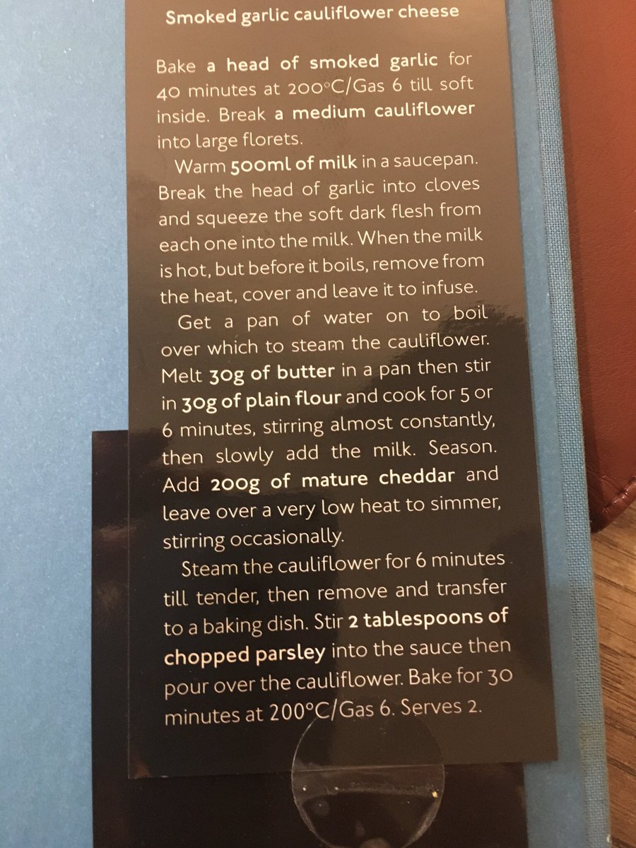 Finally got round to this recipe which is tucked away at the back of <a href="/NigelSlater/">nigel slater</a> Kitchen Diaries III.  I kind of regret doing it though as ‘normal’ cauliflower cheese will never be the same again!