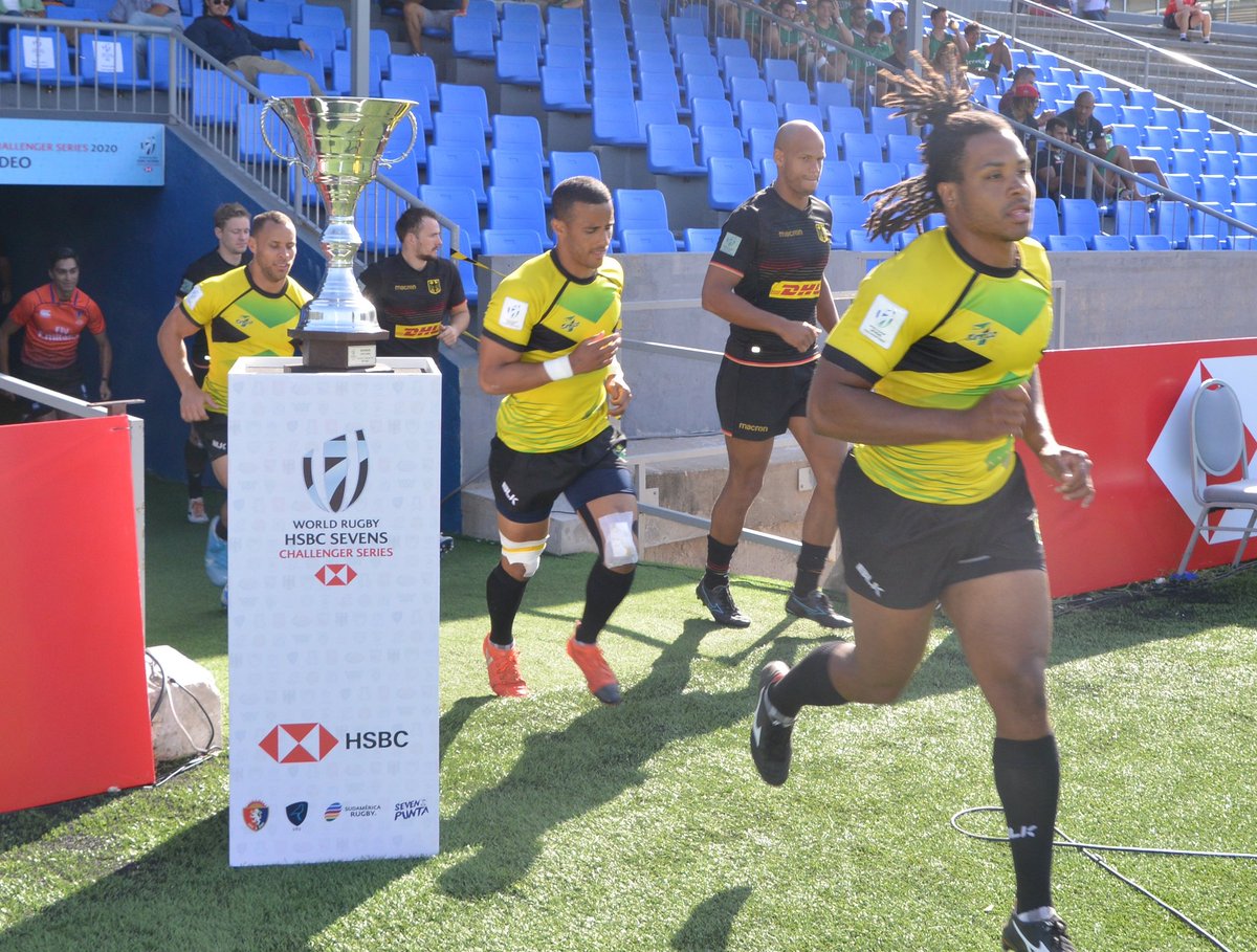 sevenpunta's tweet photo. 📸 Imágenes del choque entre @DRVRugby 🇩🇪 y @Jamaica_Rugby 🇯🇲 en el @sevenpunta.
Creditos: @ignacioNaon
#7sChallengerSeries #HSBC7s #SevenPunta https://t.co/Dkm4Opxod7