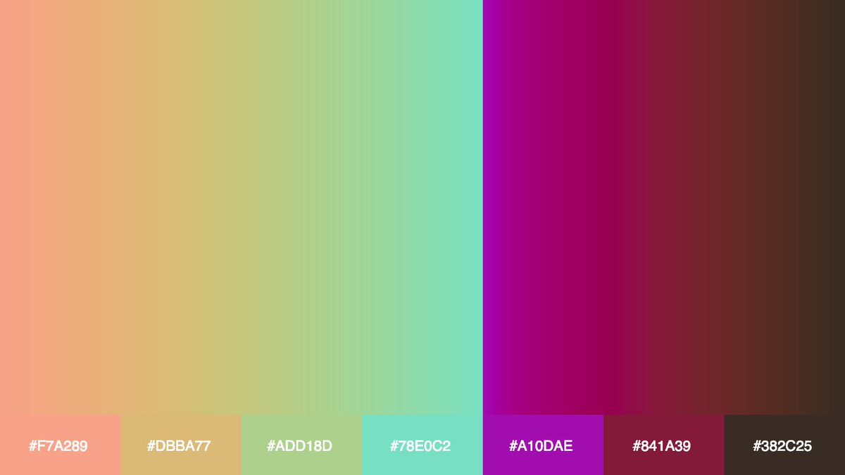 palitra_color's tweet photo. Generated palette #colors #palette #gradient #palitra https://t.co/fVFCGWGye7