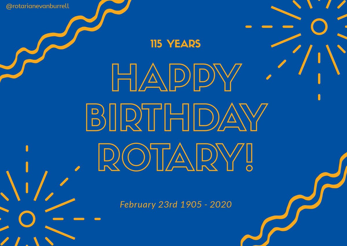 Today we celebrate World Rotary Day in honor of our organizations 115th Birthday!  Happy Birthday <a href="/Rotary/">Rotary International</a>! #rotary #worldrotaryday #happybirthday #nsrotary #peopleofaction #bethegoodintheworld #rotaryconnectstheworld
