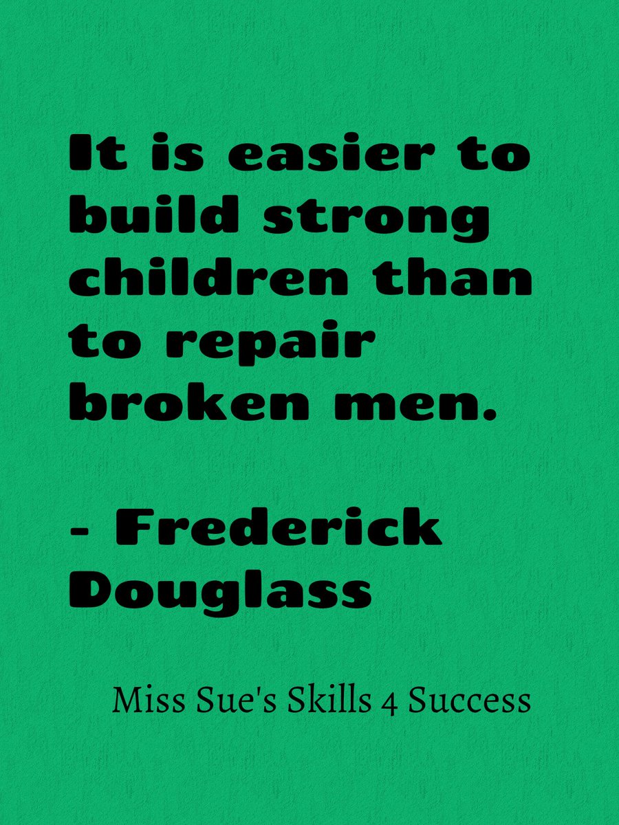 SueKoxlien's tweet photo. Wise words from a wise man. #BlackHistoryMonth #earlychildhoodeducation #preschool #buildastrongfoundation #preschoolteacher #homeschool #parents #caregivers #teachers @skills4success1 #ecechat https://t.co/kYDBqTNkmY