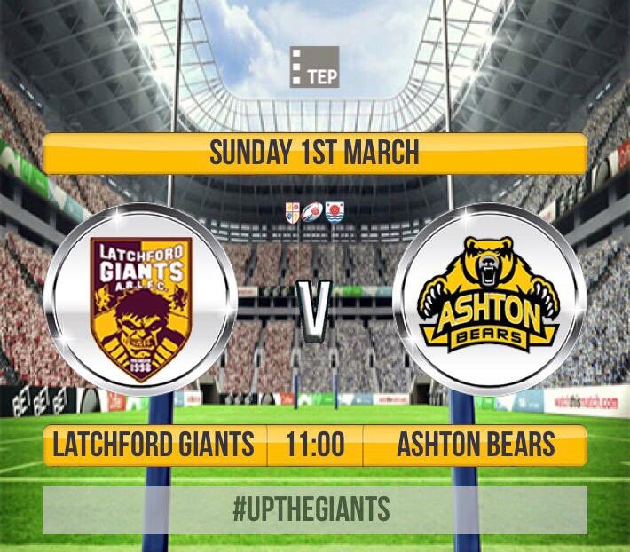 LGGiants2016's tweet photo. The season is almost here!!! just 1 week away, It's been such a long Pre-Season and the lads and coaches are raring to go. we take on Ashton Bears but the location is yet to be decided due to weather so we could be either home or away. We just hope the game is still on. https://t.co/JKEC8rrFaX