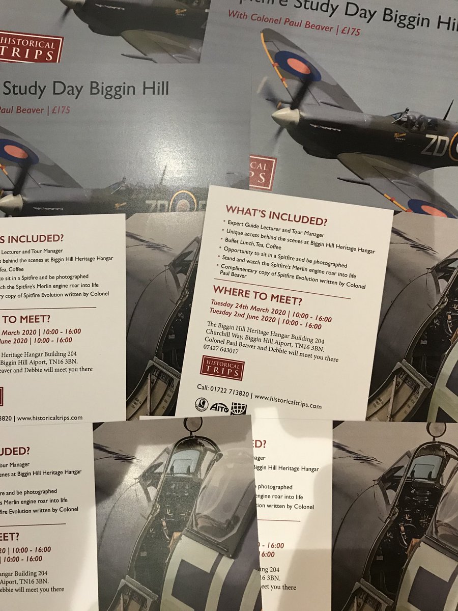 beaver_paul's tweet photo. #SpitfireStudyDays @BHHHltd on 24 March & 2 June from @AndanteTravels & @HistoricalTrips - still places - come on down https://t.co/7MeiieQJ1q