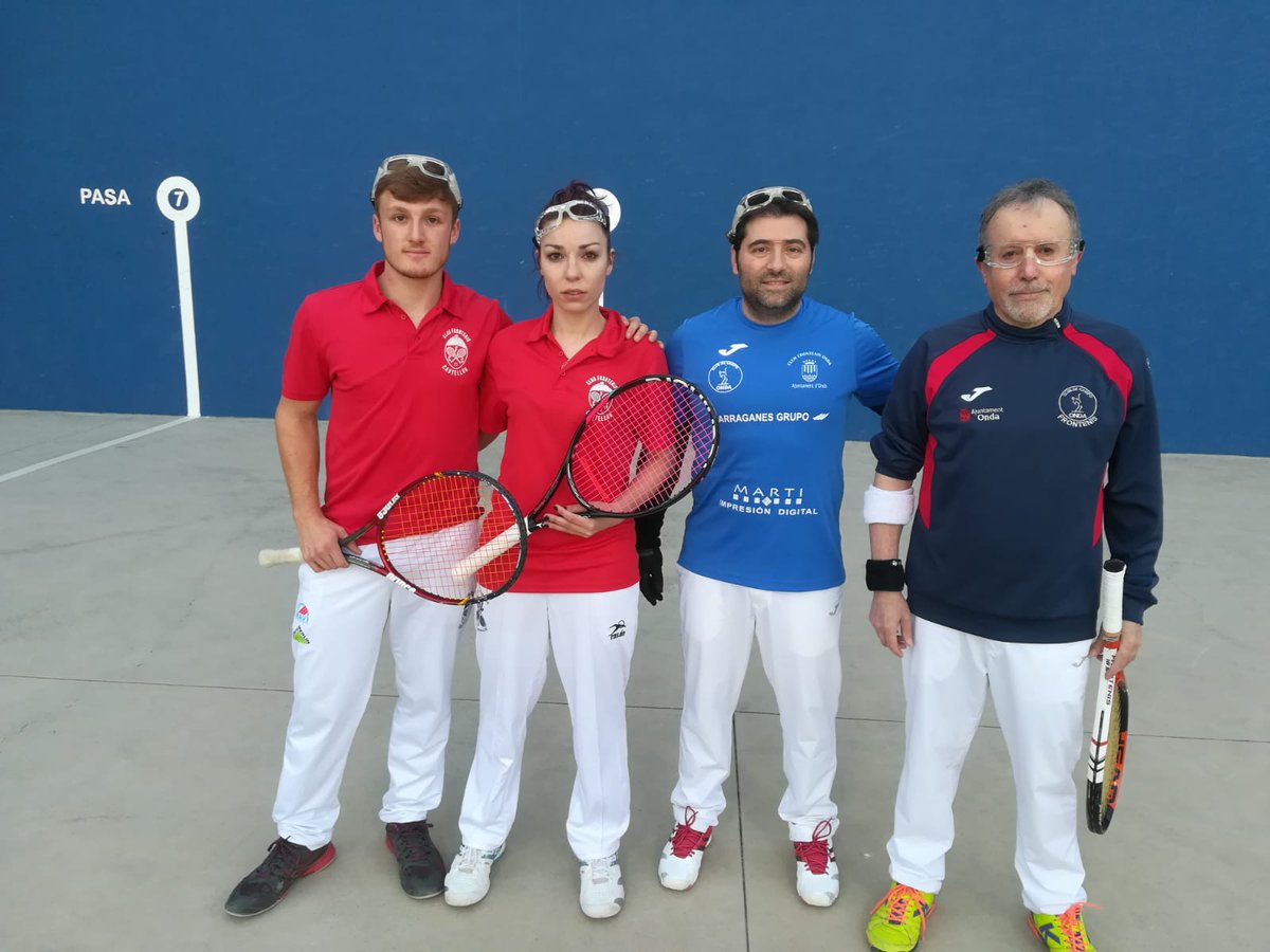 FrontCastellon's tweet photo. Segunda

ONDA B 1 - FRONTENIS CASTELLÓN C 2

Jornada 19 de liga y buen resultado fuera de casa que nos permite seguir siendo líderes en una categoria muy igualada entre los 4 primeros. https://t.co/NUpCj2IeJH