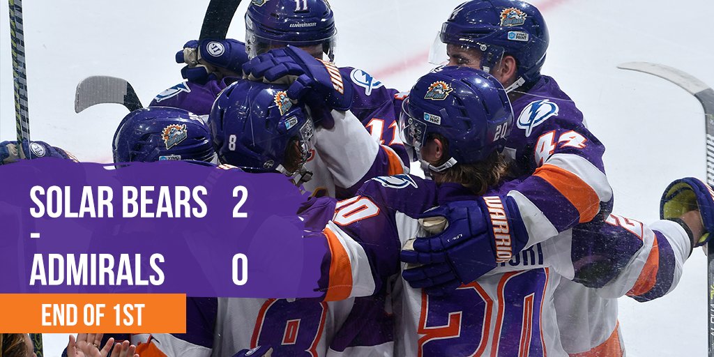 OrlandoHockey's tweet photo. Going into period 2, up by 2! 😎🐻#OSBvsNOR https://t.co/dzrDVSWpU5