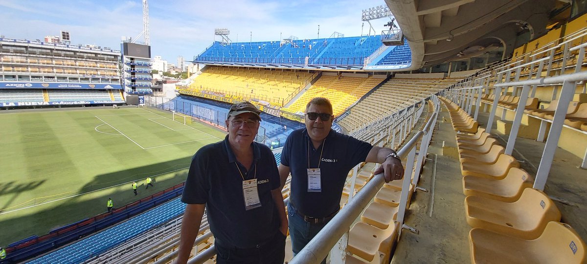 En la Bombonera estamos. En instantes la previa de <a href="/BocaJrsOficial/">Boca Juniors</a> <a href="/ClubGodoyCruz/">Club Godoy Cruz</a> con todo el equipo <a href="/PLATEANUMERADA1/">PLATEA NUMERADA</a> por <a href="/Cadena3Com/">Cadena 3 Argentina</a> Al instante, <a href="/EmilioMedinaMza/">Emilio Medina</a> desde el Centenario <a href="/qacoficial/">Quilmes A.C.</a> <a href="/GimnasiaMendoza/">Gimnasia y Esgrima Mza 8️⃣♥️</a>