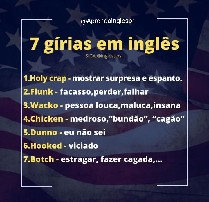 Girias em Ingles