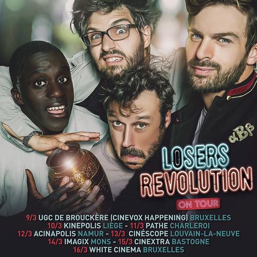 clementmanuel's tweet photo. #LosersOnTour
L'équipe de Losers Revolution part à votre rencontre à Bruxelles &amp; en Wallonie pour vous présenter le film en avant-première! Vous pouvez booker vos places sur les sites des différents cinémas. On espère tous vous y voir! #LosersRevolution avec @tancora @Kody_Kim... https://t.co/lhcnUprmLU