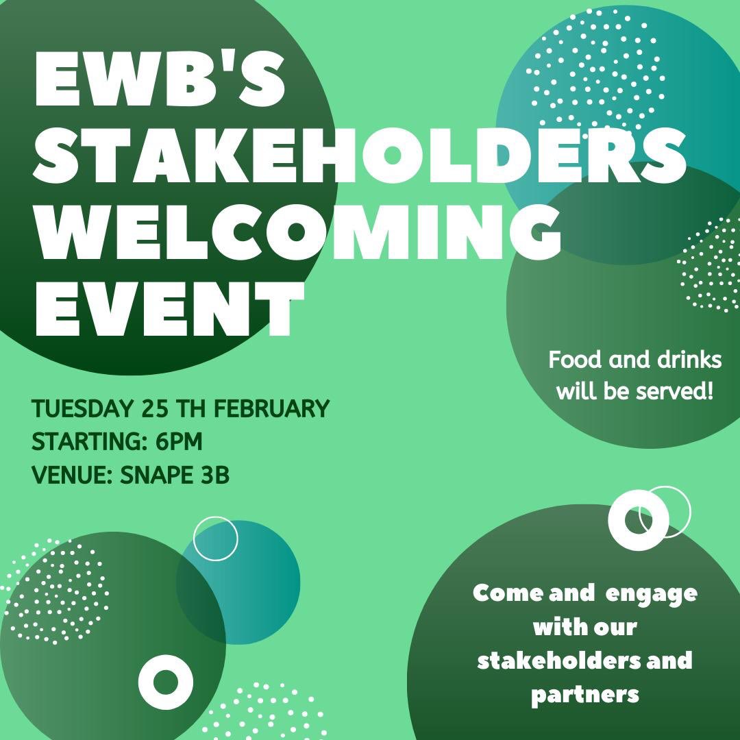 EWBUCT's tweet photo. Be excited for this exciting opportunity for collaborative problem solving!! This coming Tuesday at our stakeholders welcoming event! 
See you there ✨ https://t.co/8plqmQA1WU