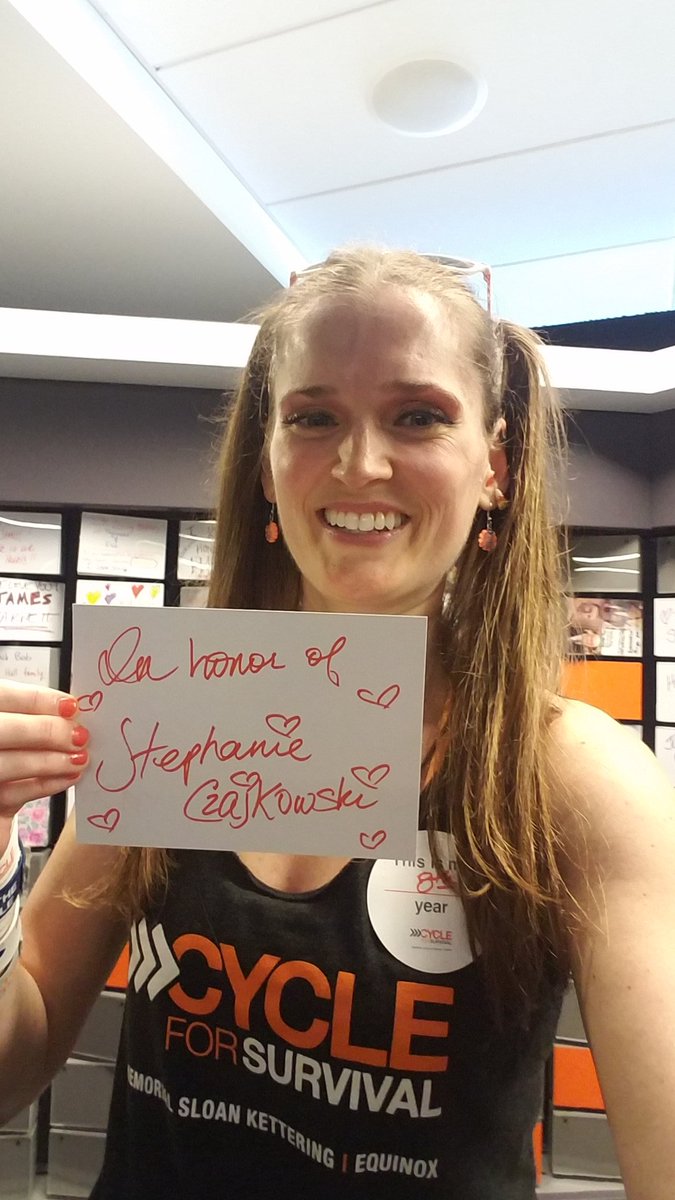 gracebalint's tweet photo. #CycleForSurvival π΄ββοΈπ΄ββοΈπ² #jointhebattle #committosomething #Equinox #thisisEquinox https://t.co/g4XOVOe543