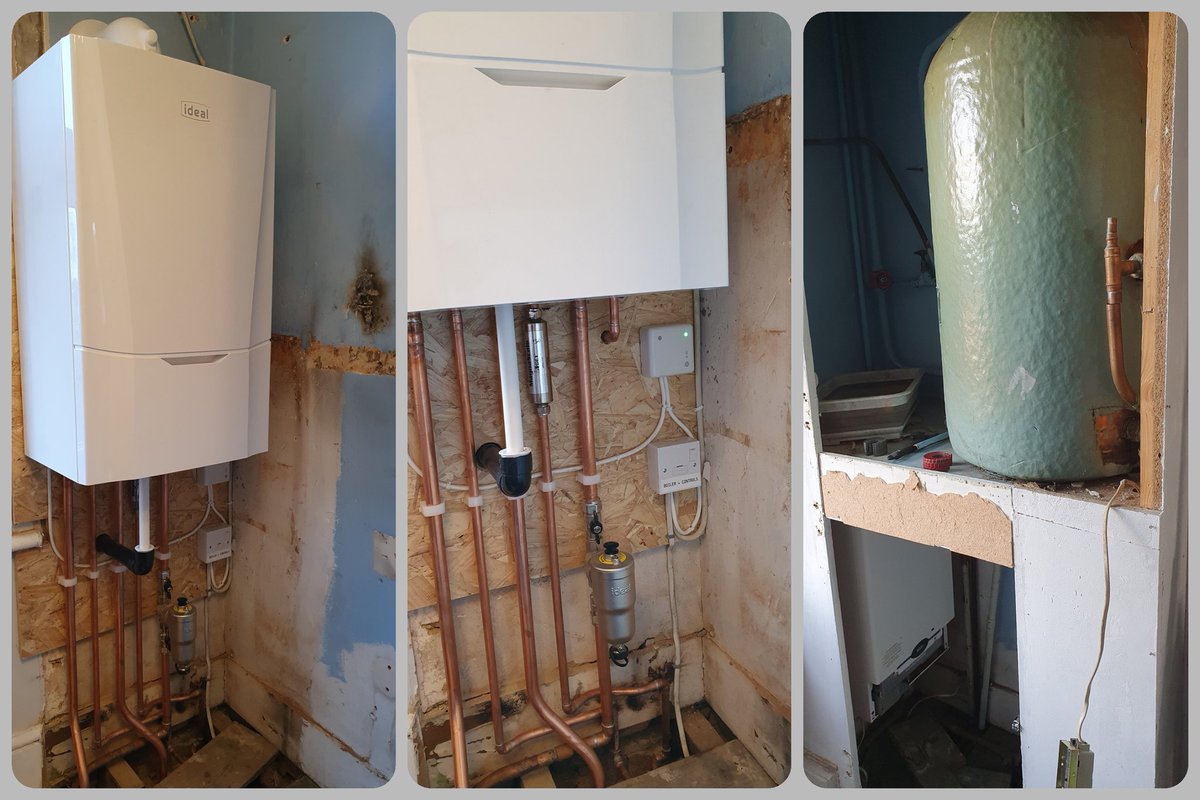 HeatingLp's tweet photo. Ideal Vogue Max 12 year manafacturers warranty👌 Old conventional system out, new combi boiler in #Ideal #heating #newboiler #ditton #Maidstone #lpplumbingandheating https://t.co/0yjJK4Gkzv