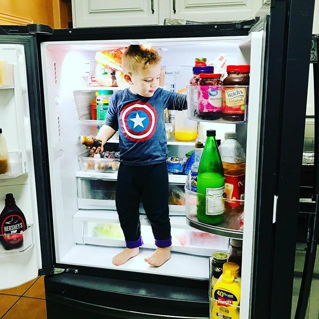 He’s a snack!
That’s how #offspring2.0 raids the fridge.
.
.
#dadofboys #toddler #hunger #munchies ift.tt/32miXCT