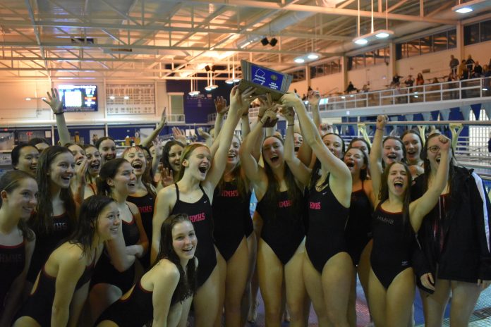 Cherry Hill East, Moorestown, Haddonfield repeat as sectional champions! On Thursday, the 2020 senior class got to lift the sectional championship trophy for a fourth consecutive year. 

Read the rest of the article at: thesunpapers.com/2020/02/14/che…