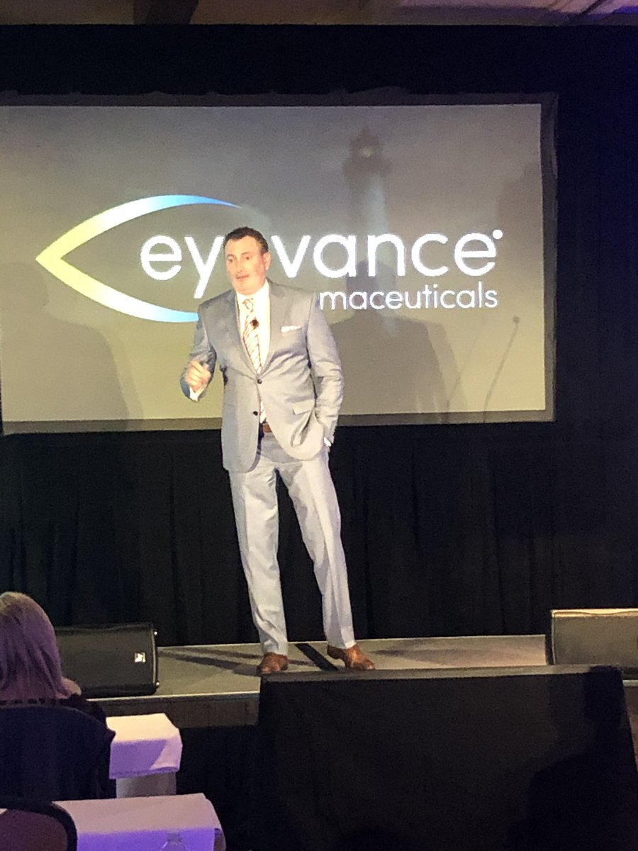 bjones0530's tweet photo. Jerry St Peter kicking off an incredible week of the TobraDex ST and Zerviate Launch Meeting! #eyevancevisionquest2020 https://t.co/TawaYyzJNO