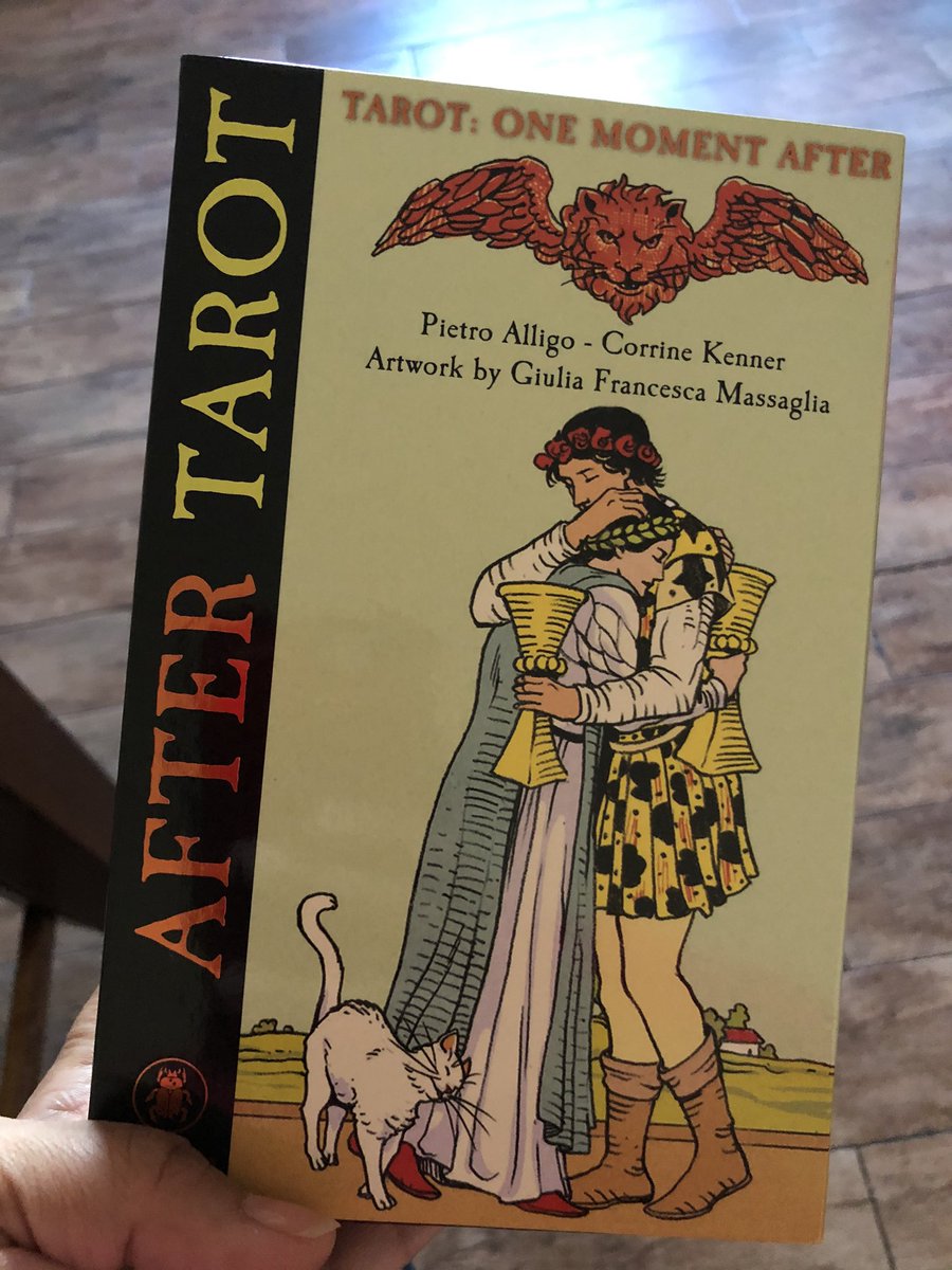 EnlightenedAunt's tweet photo. 👀 Oooo who dis? #NewDeckAlert 

I went to Barnes &amp; Noble looking for book and walked out with THIS!! 🤗 I’m so geeked cuz this has been on my wish list for a minute! I was so torn... they also had the Game of Thrones Tarot 🥺 choosing was hard! https://t.co/2U9VKn0BRt