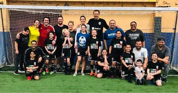 InterEdmonton's tweet photo. The most important victory for the u10 girls x was defeating their parents last night - Inter family! #AmalaInter #GoInterGo https://t.co/yeh4hiVR1W