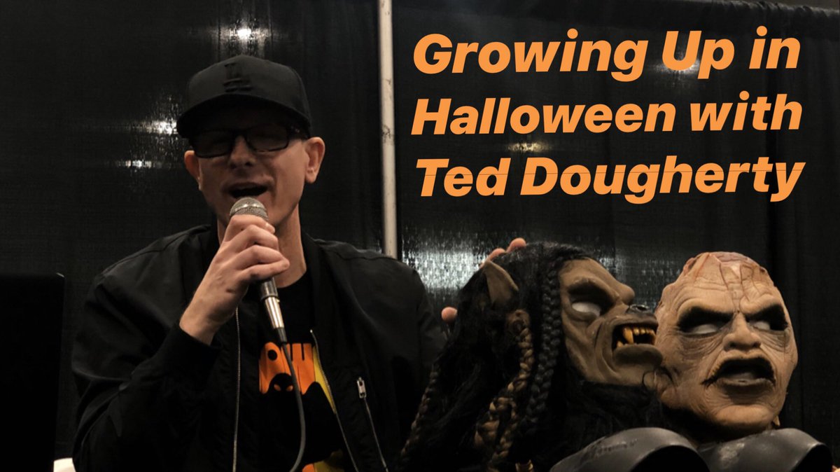 ParksAndCons's tweet photo. We have a new video up on the channel. Listen in as @Ultimatehaunt talks about Growing Up #Halloween at @haunt_x https://t.co/blifkhwZUw #HauntX #ScaryFarm https://t.co/qi4AuLo7mU