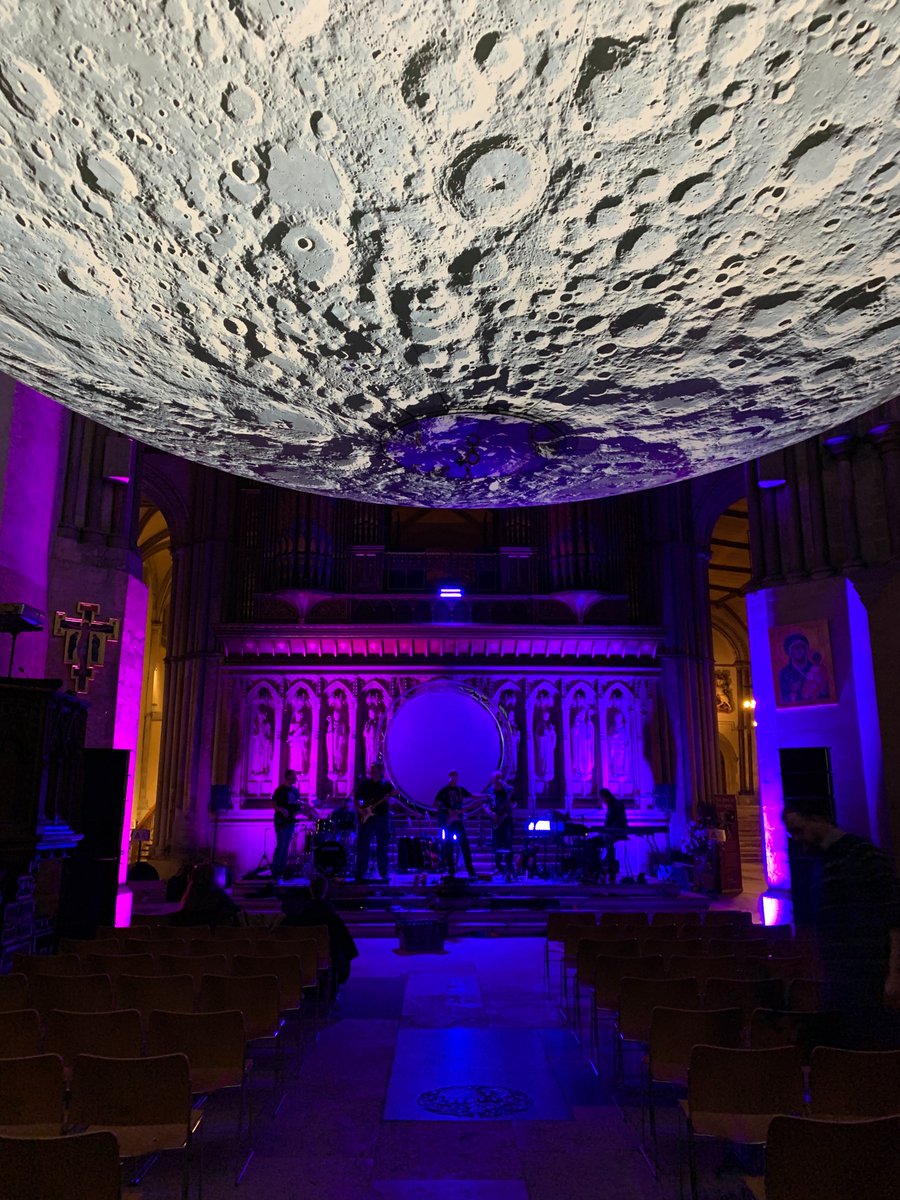 just_floyd's tweet photo. Thanks @RochesterCathed for having us perform The Dark Side of the Moon - under The Moon ! #PinkFloyd #darksideofthemoon #museumofthemoon @pinkfloyd @FloydDaily https://t.co/aQzVy3iAa4
