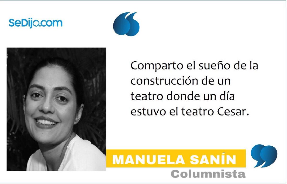 SeDijoVpr's tweet photo. ⭕️ | ¡QUÉ BIEN SE SIENTE RESPIRAR CULTURA EN VALLEDUPAR! #Columnista #Opinión Por @manusanin 

Leer más 🔗https://t.co/UHCX5PQWVq https://t.co/KApExUGRja