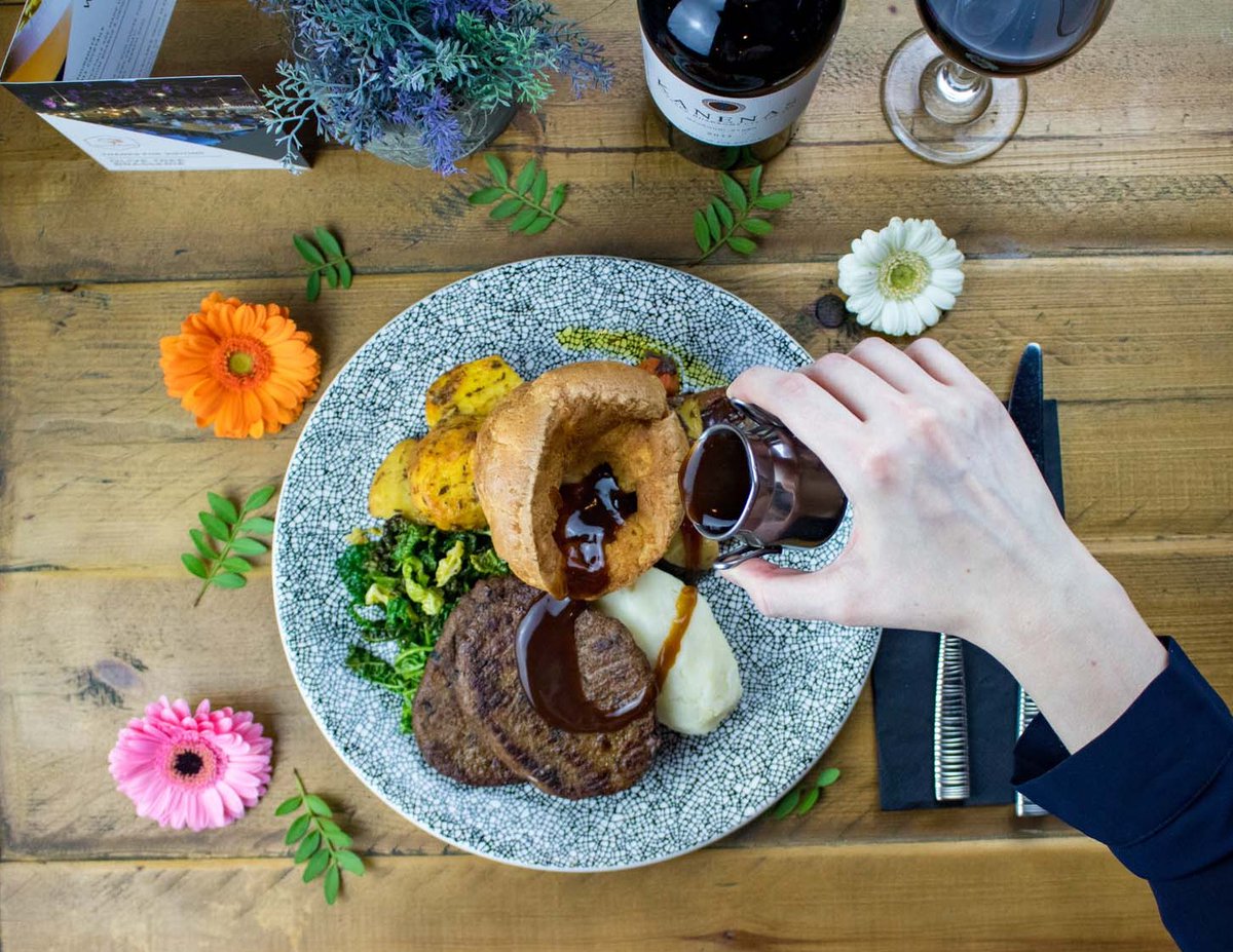 Wow! We're delighted to see so many of you enjoying our vegan Sunday roast today!