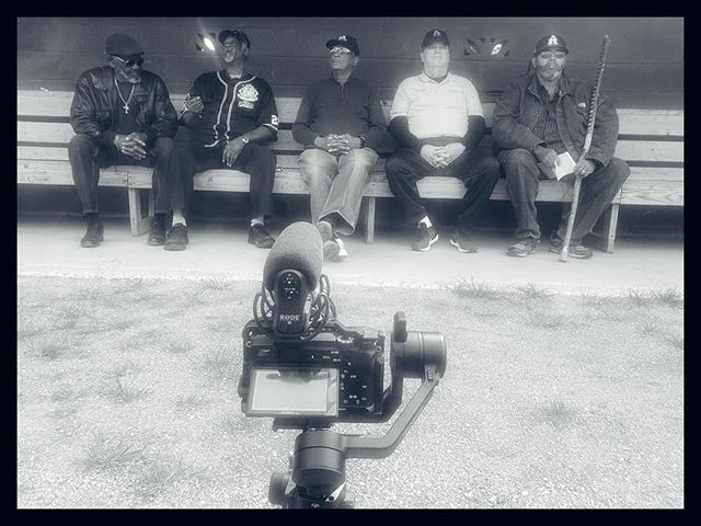 JustinHCinema's tweet photo. This weekend I got to work with @forkliftdanceworks &amp; document some oral histories of these men who played baseball in the Negro Leagues. ⚾ https://t.co/qSu7AixAqt https://t.co/gIjIYLTdVW