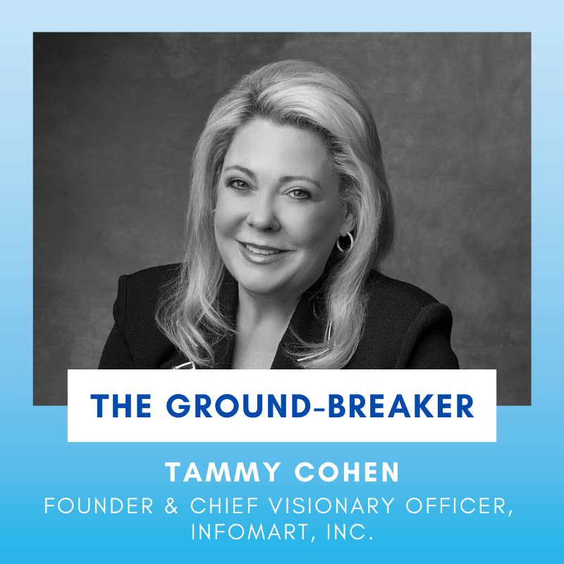 WBENCLive's tweet photo. WBENC #WBEStars Spotlight: Tammy Cohen, Founder &amp; Chief Visionary Officer of @InfoMartUSA embodies The Ground-Breaker woman business leader. Get inspired by Tammy and the rest of the 2020 WBE Stars: https://t.co/PGTtWx7287 
.
.
#WomenOwned #WBENC #WBENCnetwork #womenentrepreneurs https://t.co/qFyjg8mrqN