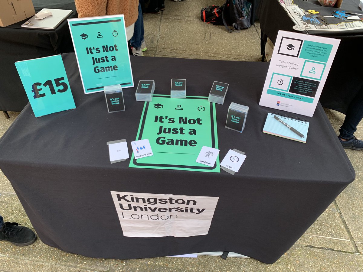 RahatHossain's tweet photo. Team Innox was showcasing its card game ”It’s Not Just a Game” on the weekend at Kingston market place. We had a huge engagement with potential buyers and got pre-order for our card game too. You can place your order by sending a pm to me. #mace19 https://t.co/5tKCGjULgI